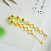 Verdant Vitality · Hetian Jade Bracelet--绿意盎然·和田玉手链