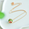 Green Flowing Harmony · Heitai Jade "Smooth Sailing" Pendant--绿意流转·和田玉路路通吊坠