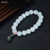 Harmony Chain · Hetian Jade Peace Amulet Bracelet--和谐之链·和田玉平安扣手链