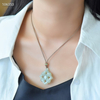 Heitai Jade Crown Flower Pendant--和田玉皇冠花吊坠