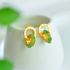 Roman Time·Hetian Jade Earrings--罗马时光·和田玉耳环