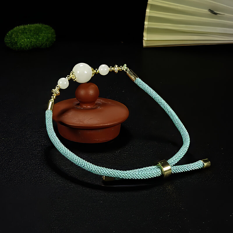 "Smooth Journey Prosperity" Natural Jade Lucky Bead Jewelry “路运通达”天然玉石转运珠首饰