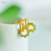 Roman Time·Hetian Jade Earrings--罗马时光·和田玉耳环