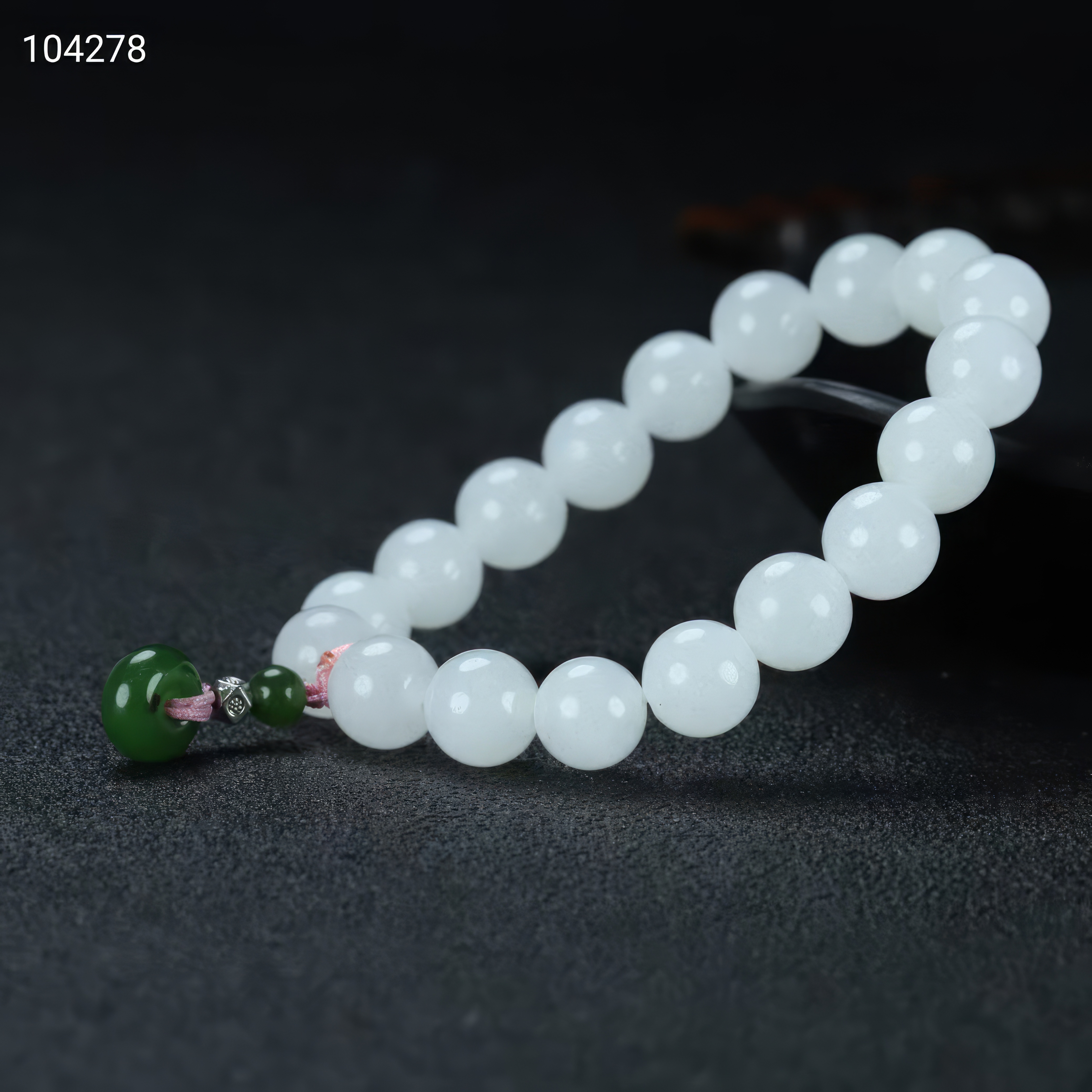 Harmony Chain · Hetian Jade Peace Amulet Bracelet--和谐之链·和田玉平安扣手链