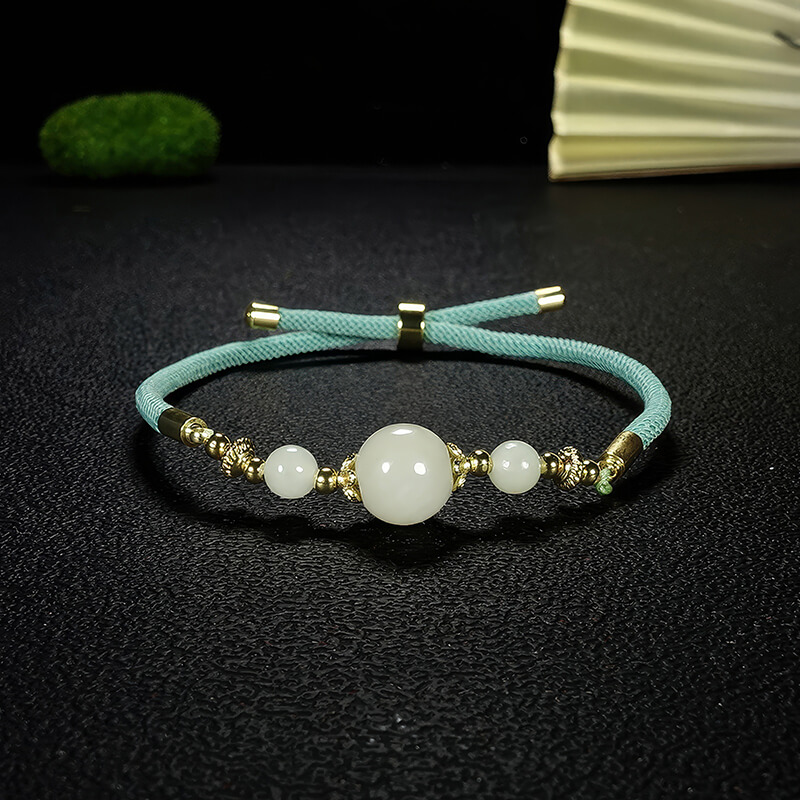 "Smooth Journey Prosperity" Natural Jade Lucky Bead Jewelry “路运通达”天然玉石转运珠首饰