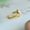 Lunar Stone Rhythm - Hetian Jade Ring--月光石韵 - 和田玉戒指
